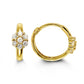 Children's Flower CZ Huggies