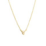 18k/925 Vermeil CZ Lotus Necklace