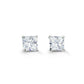 Elevated CZ Square Studs