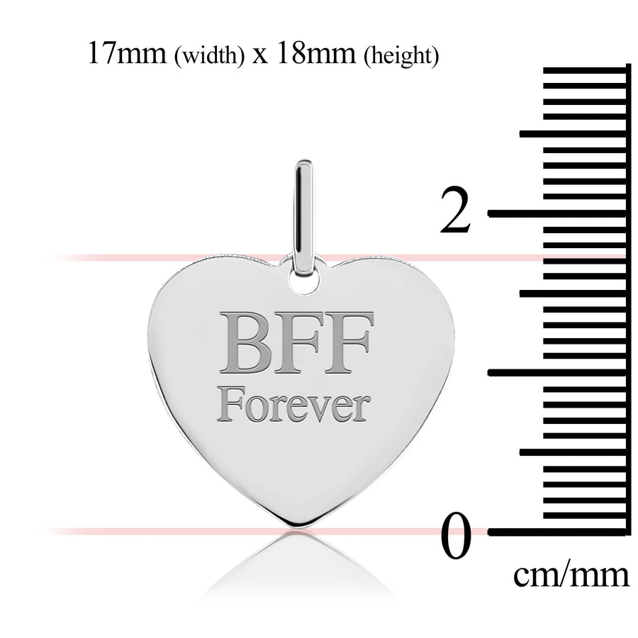Heart Bangle Bracelet - Photo Engraving