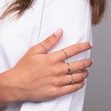 10k Gold Heart Shaped Centre Diamond Ring
