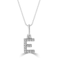 Classic Mini Initial Diamond Pendant