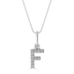 Classic Mini Initial Diamond Pendant