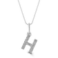 Classic Mini Initial Diamond Pendant