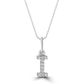 Classic Mini Initial Diamond Pendant