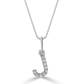 Classic Mini Initial Diamond Pendant
