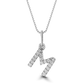 Classic Mini Initial Diamond Pendant
