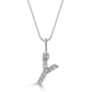Classic Mini Initial Diamond Pendant