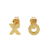 10k Gold X.O. Stud Earrings