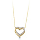 Valentina Love CZ Necklace