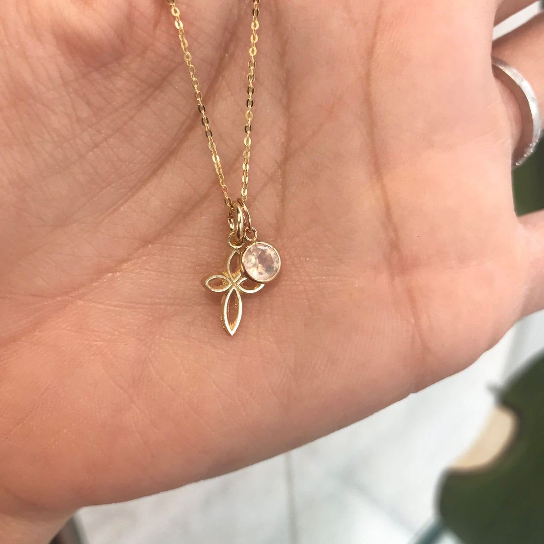 Open Cross Pendant