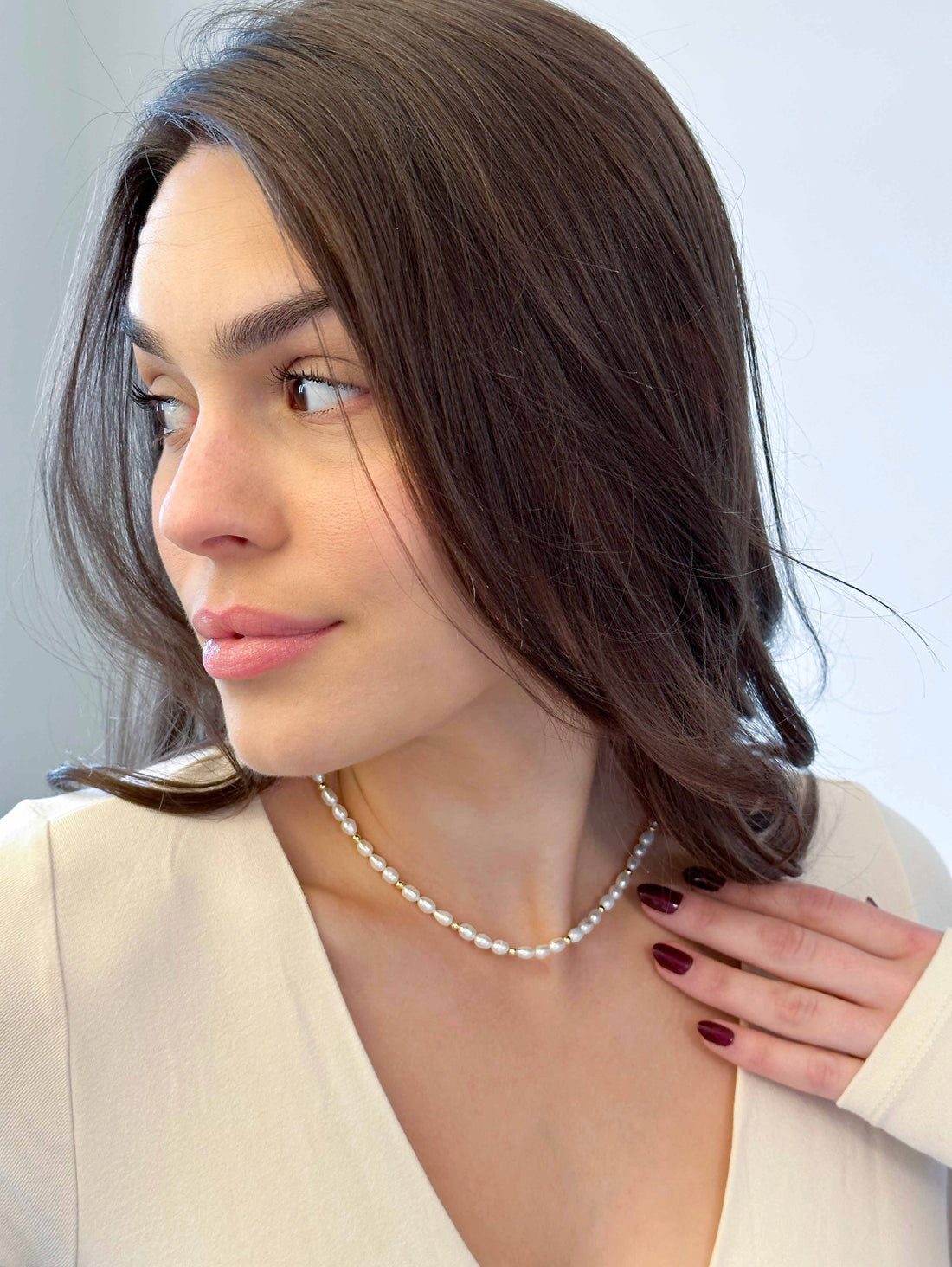 Vintage Inspired Pearl Necklace