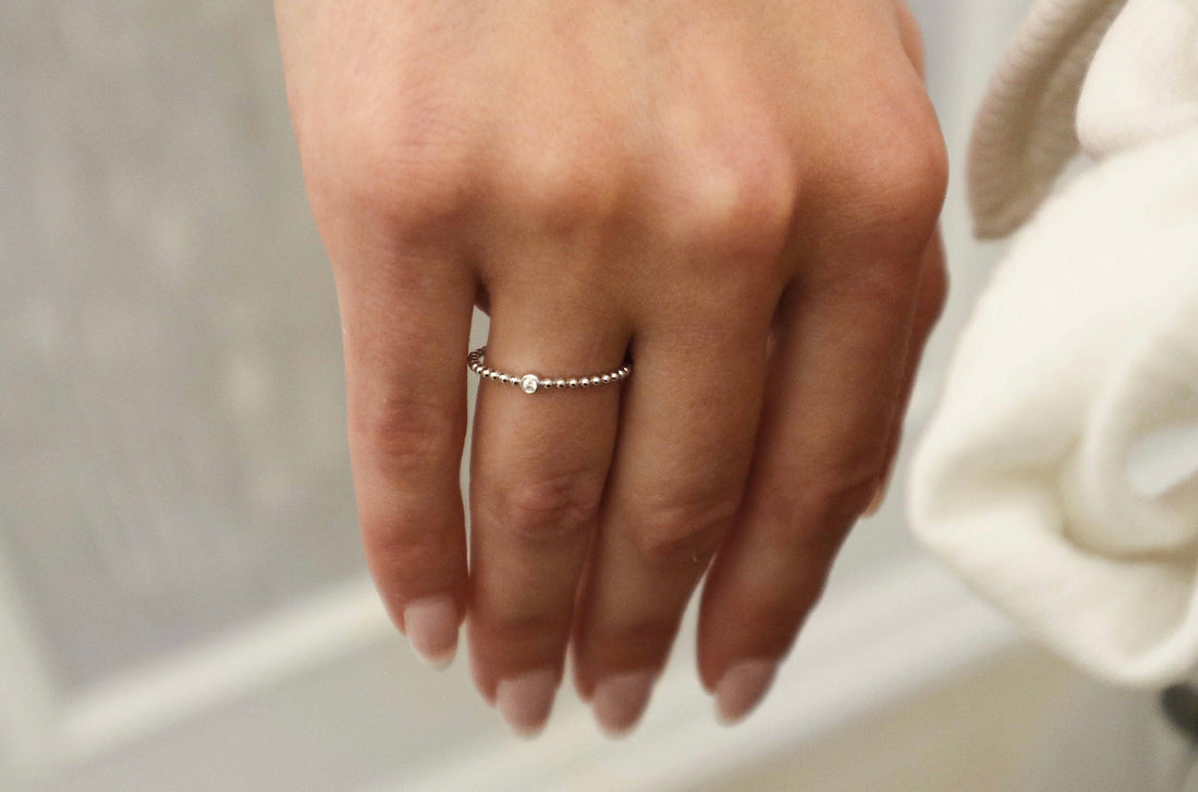 Her Classic Solitaire Diamond Ring