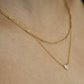 Valentina Classic CZ Heart Necklace