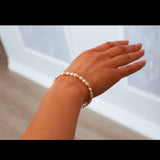 18k/925 Vermeil Freshwater Pearl Bracelet