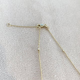 10k Gold Ball Choker Necklace