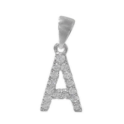 Stella CZ Initial Necklace