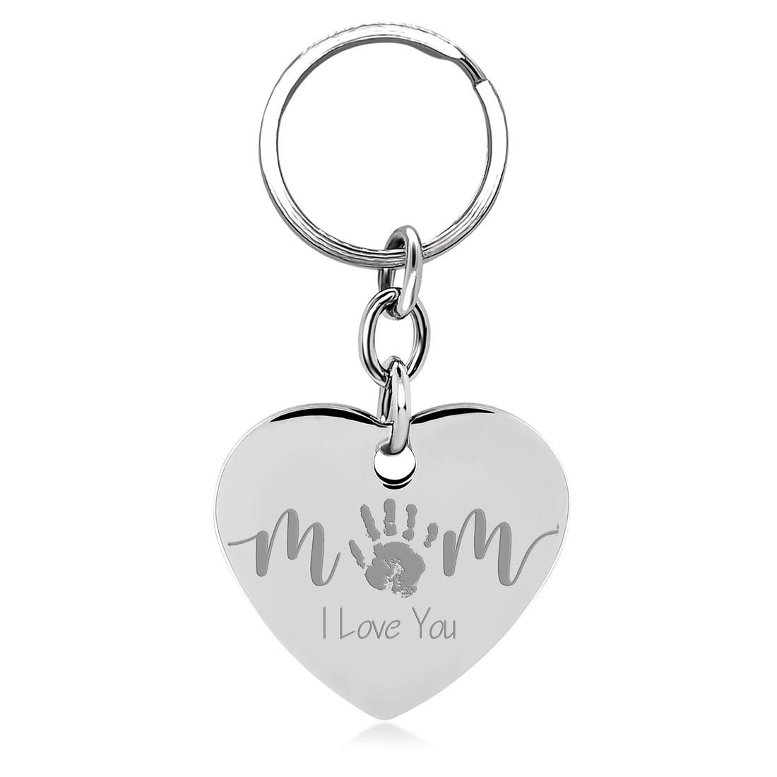 Personalized Heart Key Chain