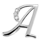 Classic Cursive Initial Diamond Necklace