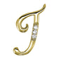Classic Cursive Initial Diamond Necklace