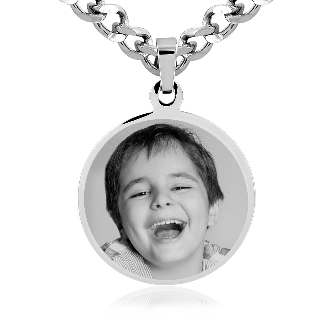 Circle Photo Necklace