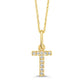 Classic Mini Initial Diamond Pendant