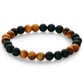 Amari Tiger Eye & Black Onyx Beaded Bracelet by Ital Gem