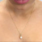 Her Classic Diamond Pearl Necklace