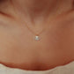 Golden Evil Eye CZ Necklace