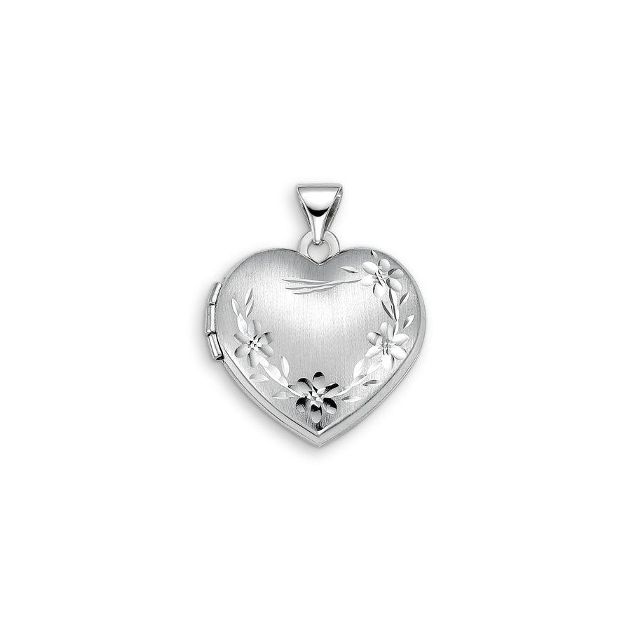 10k Gold Fancy Heart Locket