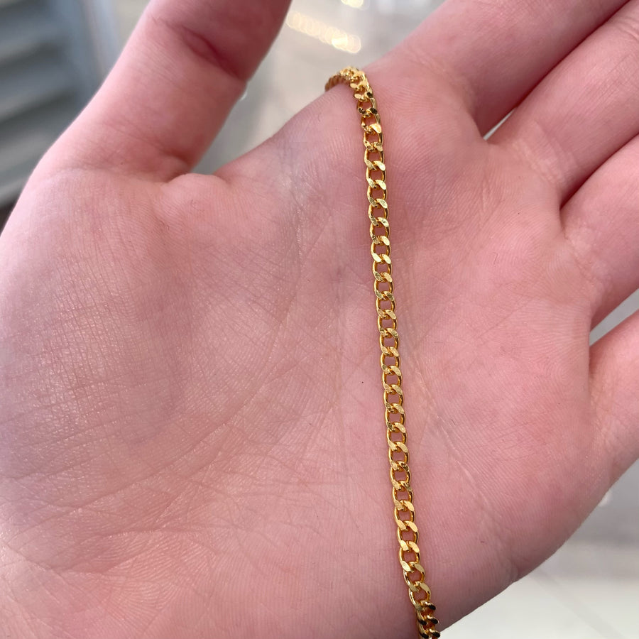18k/925 Vermeil Chain Bracelet