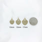 Personalized Gold Heart Pendant