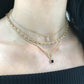 Classic Mini Initial Diamond Pendant