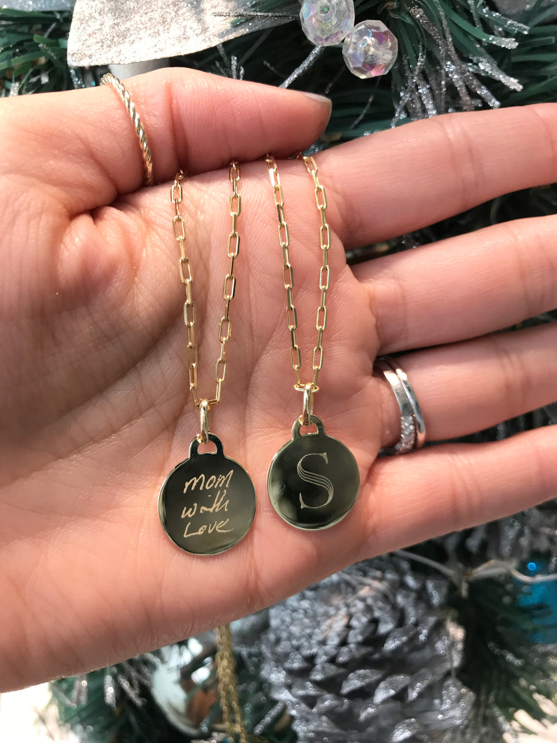 Personalized Circle Pendant