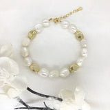 18k/925 Vermeil Freshwater Baroque Pearl Bracelet