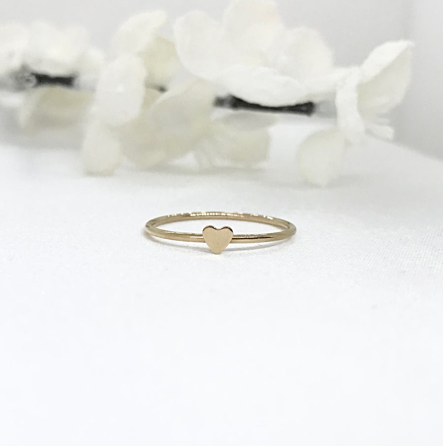 14k Gold Filled Heart Ring