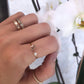 Aria CZ Initial Ring