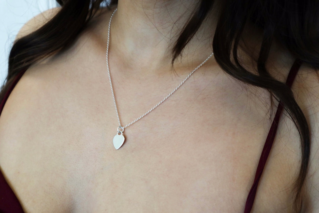 Personalized Heart Necklace