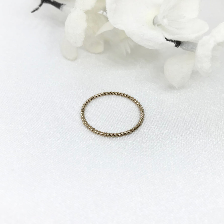 14k Gold Filled Twist Ring