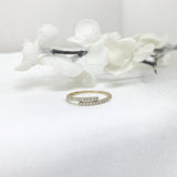 14k Gold Diamond Linear Wrap Ring