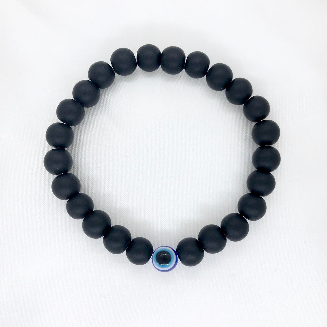 Onyx Evil Eye Bracelet