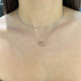10k Gold Double Heart Necklace